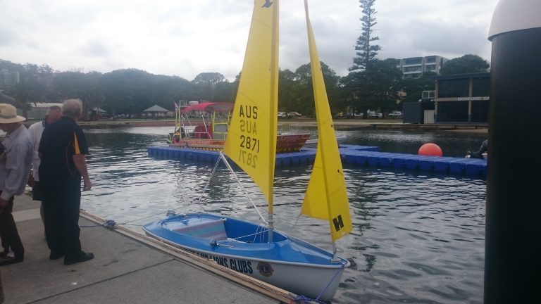 Sailability Gosford's newest Sailboat from Lion's Club