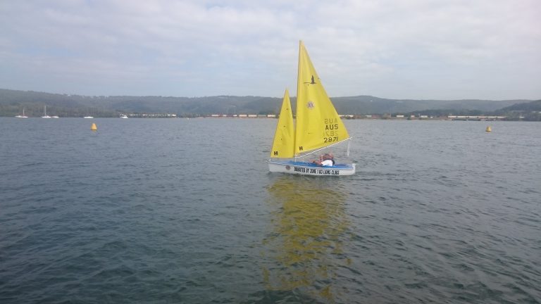 Sailboat abeam